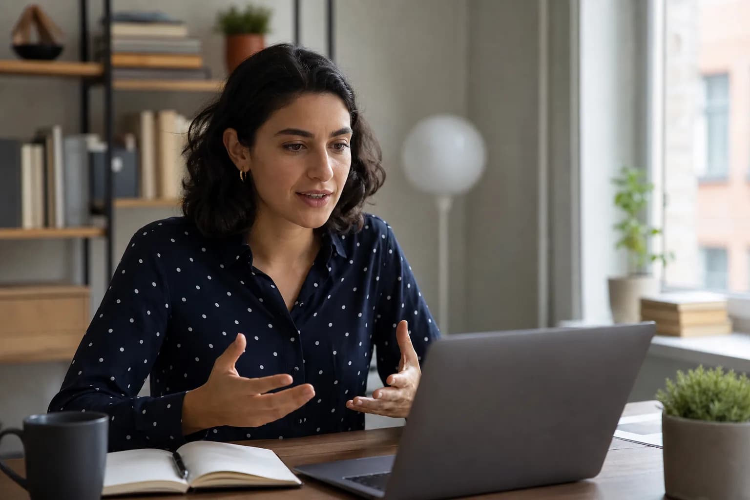 Editorial photograph illustrating How to Build Remote Interview Presence and Rapport On Camera