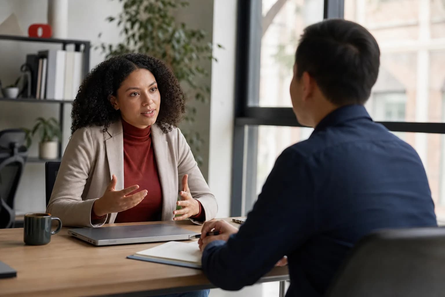 Editorial photograph illustrating How Hiring Managers Evaluate Soft Skills in Interviews (2026)