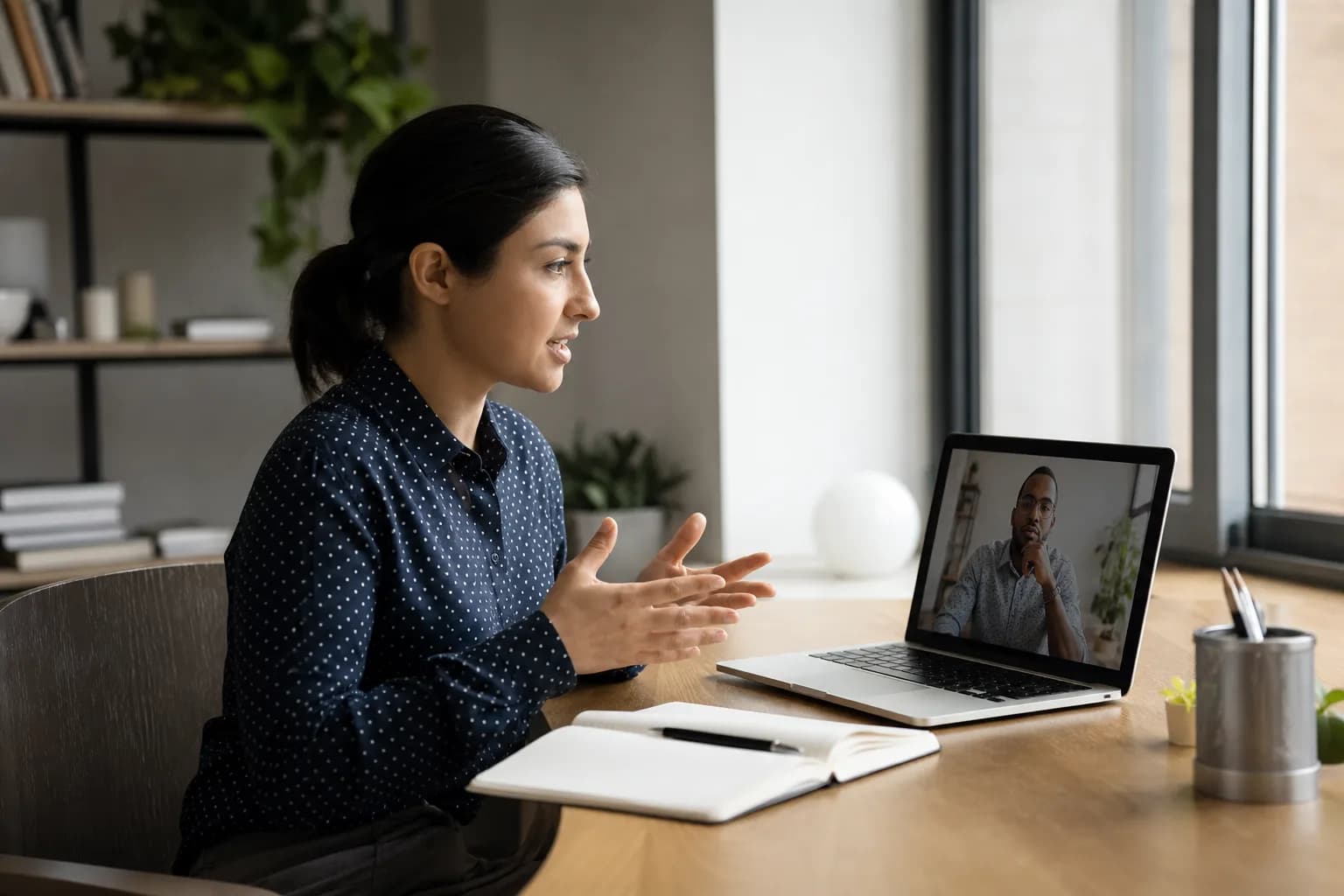 Editorial photograph illustrating AI Interview Feedback Best Practices: How to Give & Receive It